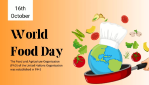 World Food Day on October 16 every year